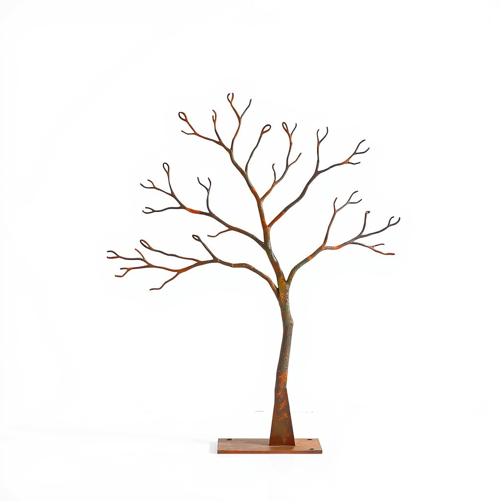 Bare Metal Tree Sculpture 3D Model - Download GLB, FBX, OBJ | Free3D
