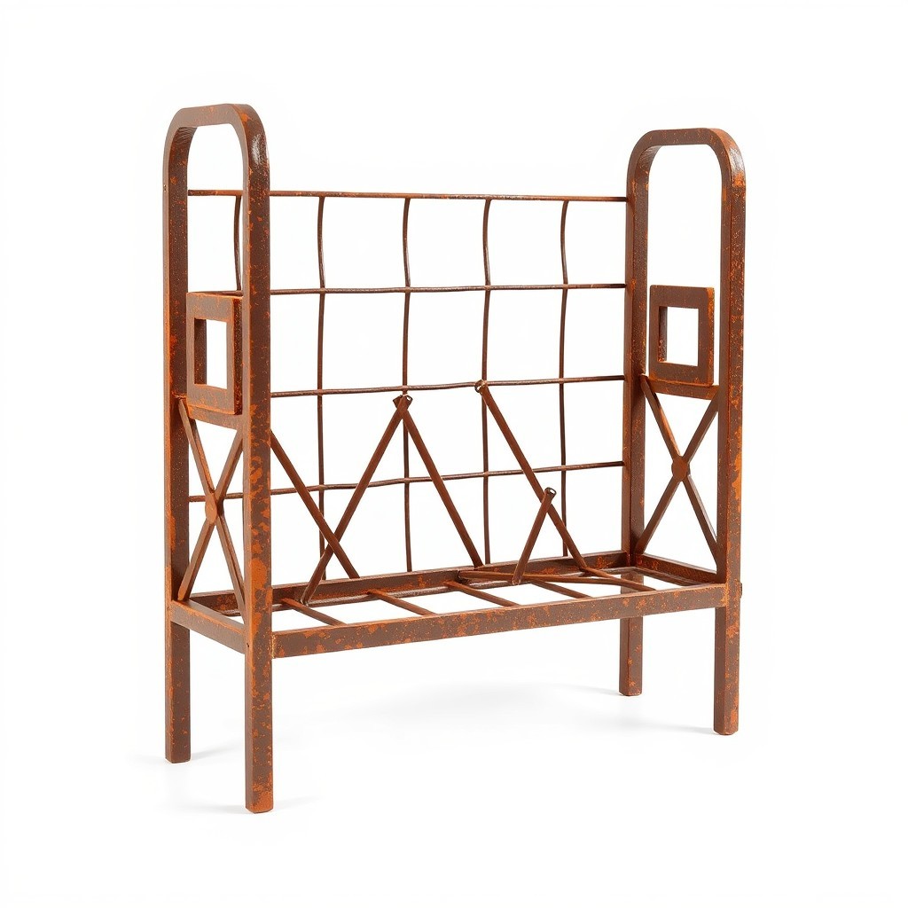 Antique Rusty Metal Bed Frame 3D Model - Download GLB, FBX, OBJ | Free3D