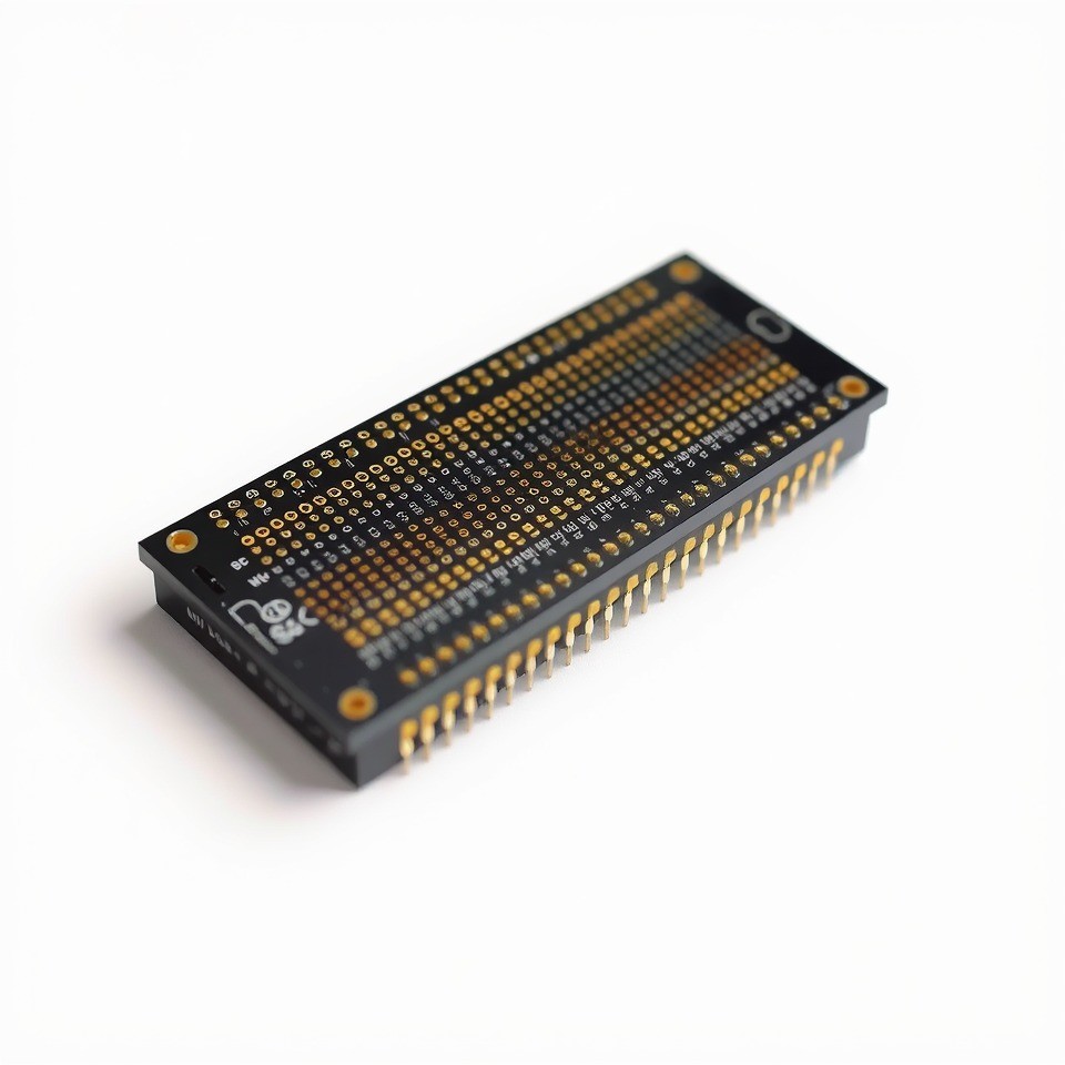 Microcontroller Development Board Top View 3D Model - Download GLB, FBX ...