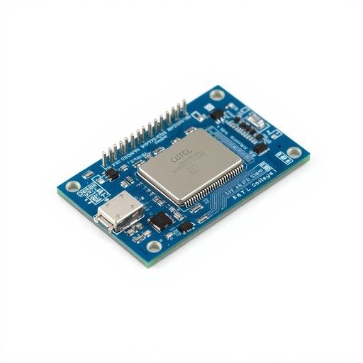 Microcontroller Development Board Top View 3D Model - Download GLB, FBX ...