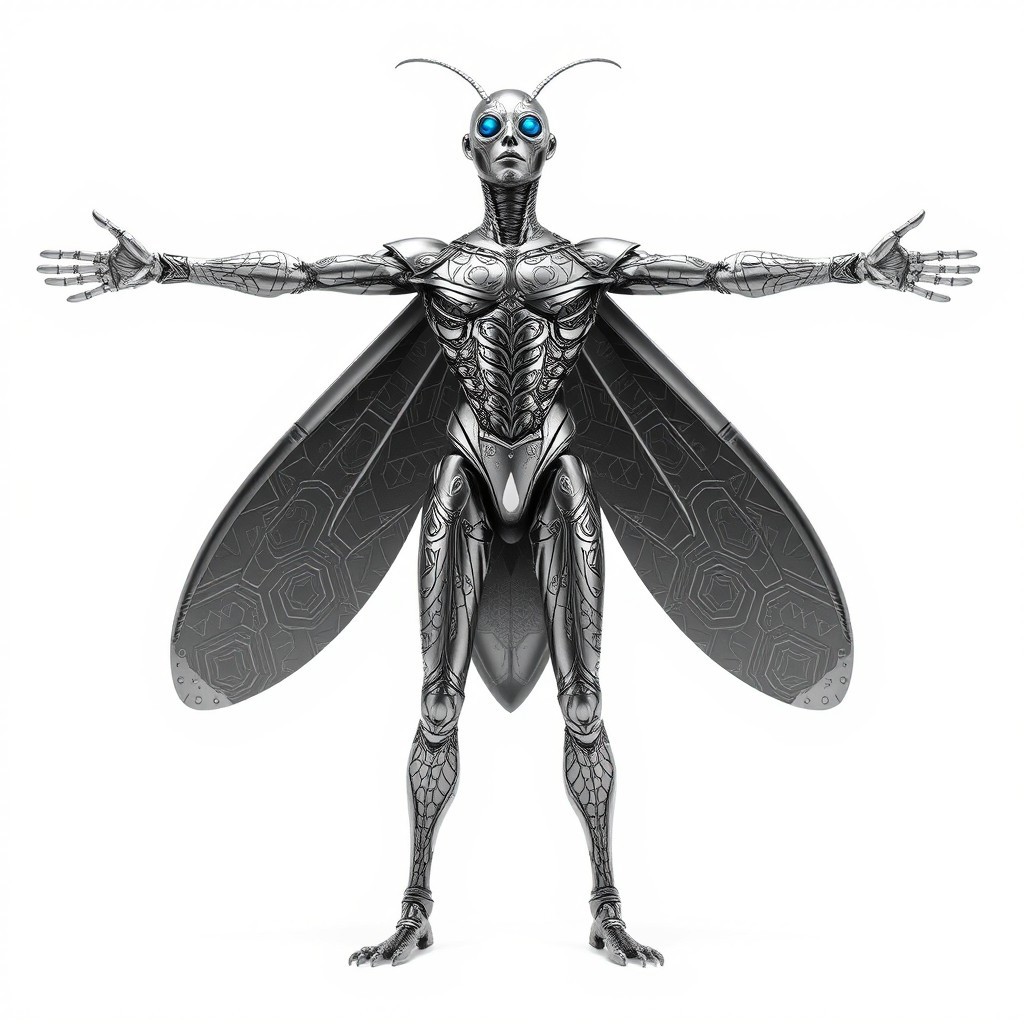 Metallic Insectoid Creature model pack 3D Model - Download GLB, FBX ...