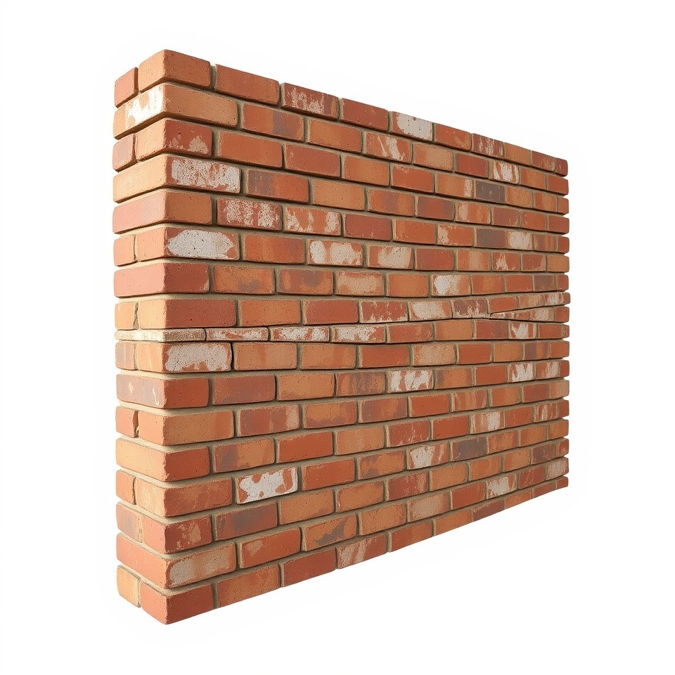 3D Red Brick Wall Isometric Rendering 3D Model - Download GLB, FBX, OBJ ...