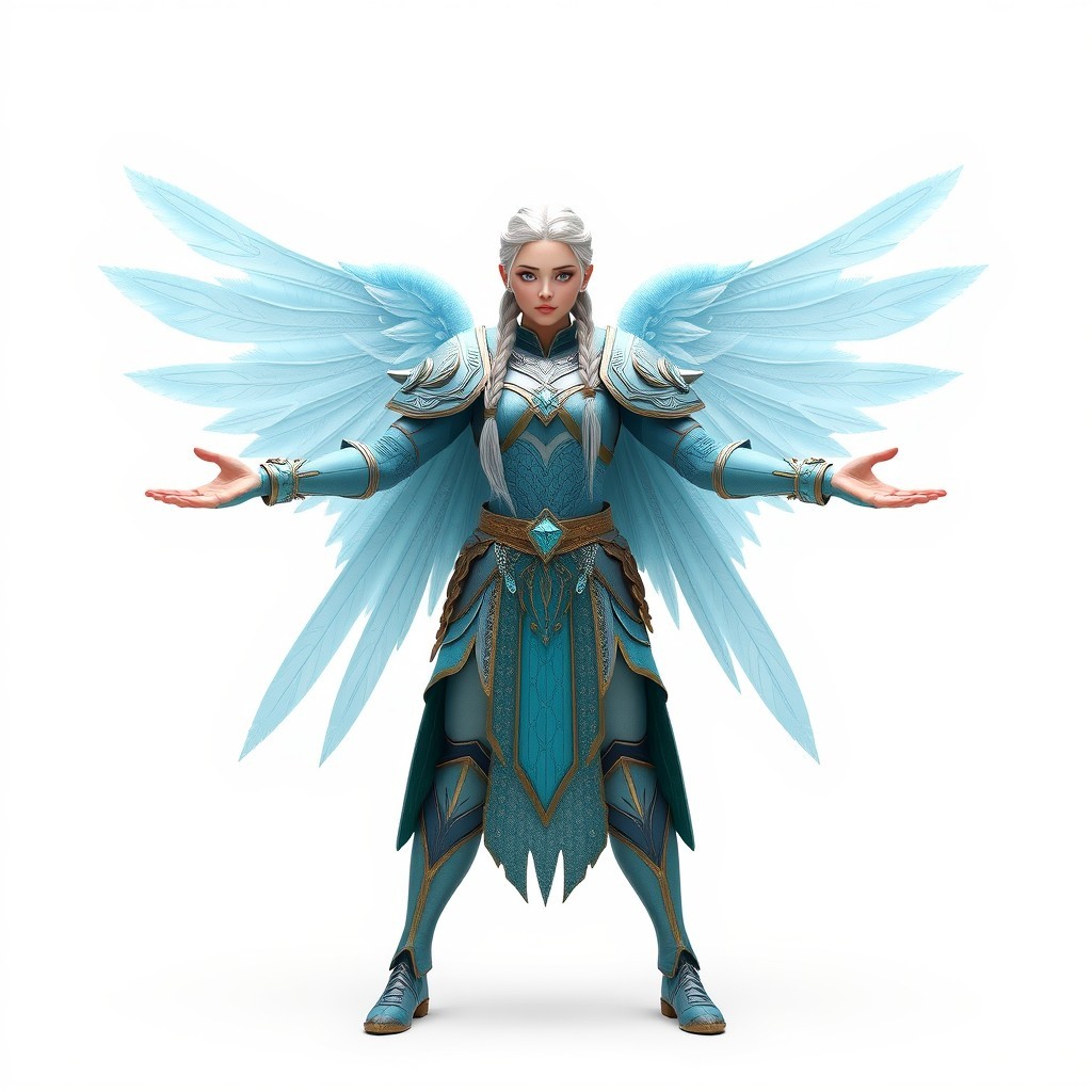 Guardian Angel Character Model - Rigged and Animated 3D Model ...