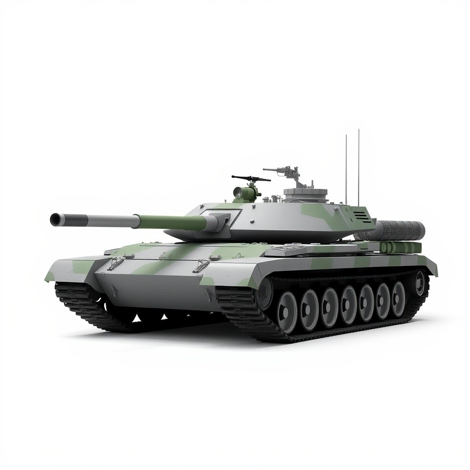 Modern Military Main Battle Tank 3D Model - Download GLB, FBX, OBJ | Free3D